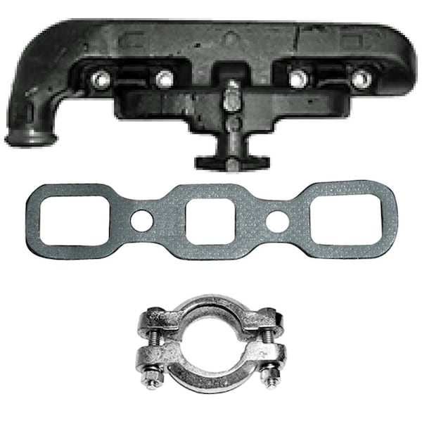 Aic Replacement Parts New Manifold w/ Gasket & Clamp Kit Fits Ford 2N 8N 9N Replaces 9N9425 9N9425-GSKT&CLAMPKIT - main
